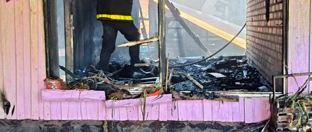 Incendio destruyó una vivienda en el barrio Nueva Argentina de Wanda