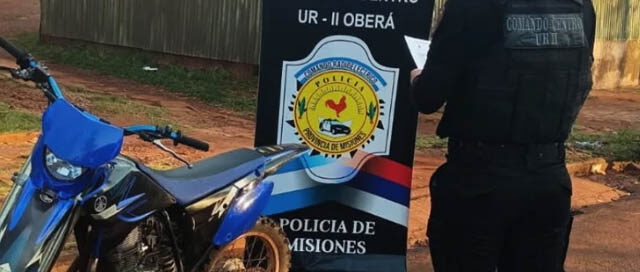 Retuvieron una motocicleta por ruidos molestos y faltas de tránsito en Oberá