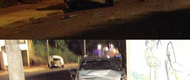 Eldorado: conducía alcoholizado, chocó contra un auto estacionado y fue demorado