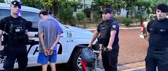 Apóstoles: detuvieron a un motociclista con alcoholemia positiva tras maniobras peligrosas en la Ruta Provincial 1