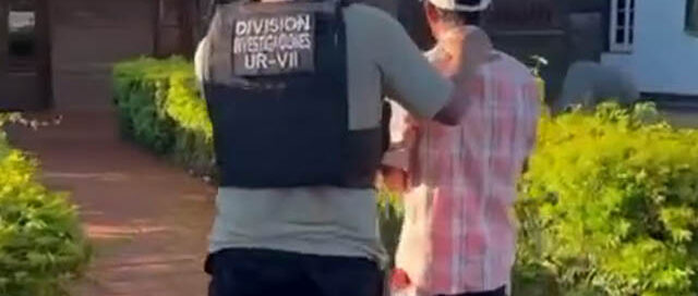 Megaoperativo en Apóstoles: detuvieron a un hombre que amenazó a su pareja y a la Policía con un machete