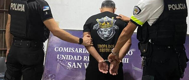 El Soberbio: aprehendieron a un hombre acusado de amenazar con un arma de fuego y agredir a un menor