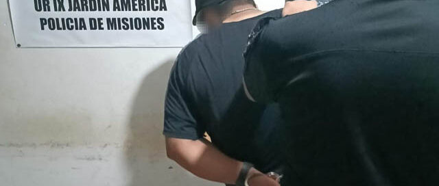 Jardín América: detenido por amenazar a su pareja e hijos con un arma casera