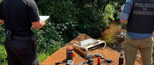 Jardín América: la Policía recuperó objetos robados y demoró a dos sospechosos