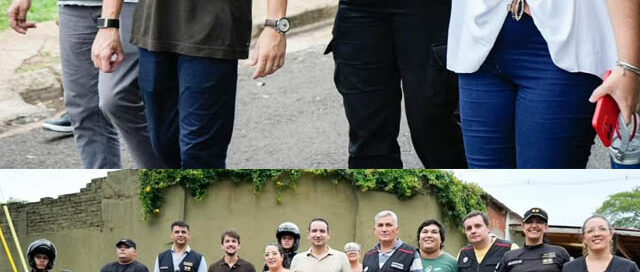 Posadas: realizaron una caminata informativa de seguridad en la Chacra 109