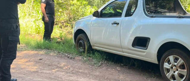 Campo Viera: recuperaron una camioneta robada tras un operativo cerrojo policial