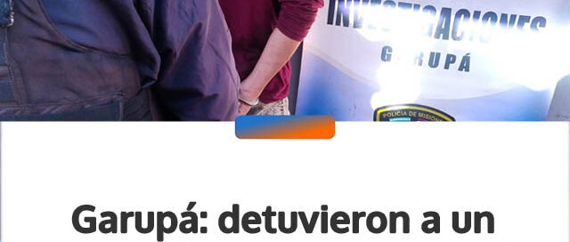 Garupá: detuvieron a un “robacámaras” que quedó registrado en la nube y recuperaron los equipos sustraídos
