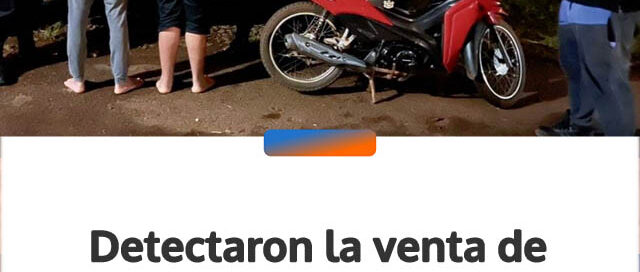Detectaron la venta de una moto adulterada en WhatsApp y demoraron a dos menores en Dos Hermanas