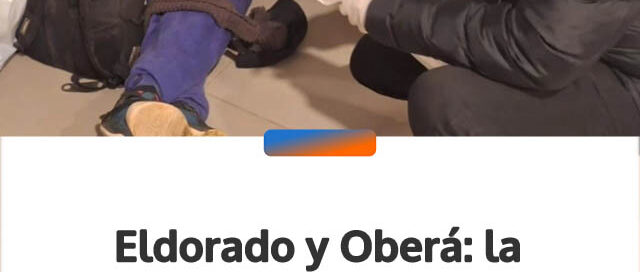 Eldorado y Oberá: la Policía asistió a 16 personas vulnerables durante una noche de intenso frío