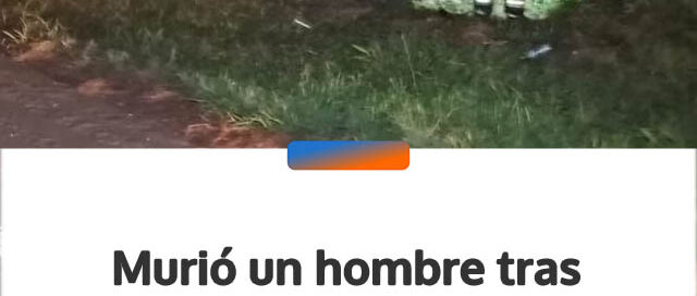 Murió un hombre tras despistar y volcar con su auto en Puerto Libertad