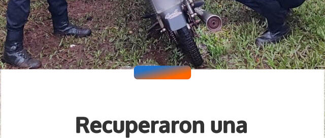 Recuperaron una motocicleta y elementos robados tras operativos en barrios de Oberá