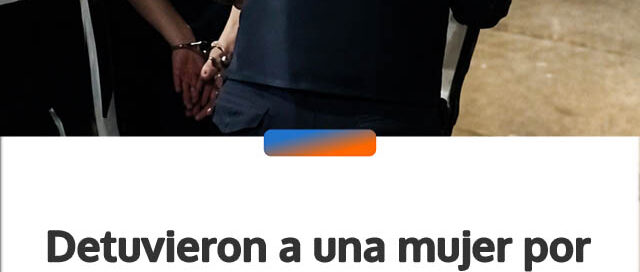 Detuvieron a una mujer por atacar a tres vecinos con un cuchillo en Eldorado