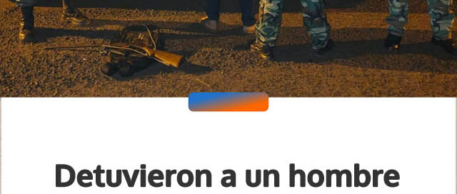 Detuvieron a un hombre armado durante operativo contra la caza furtiva en Caraguatay