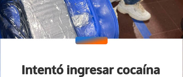 Intentó ingresar cocaína y un celular ocultos en un tupper para un detenido en Posadas