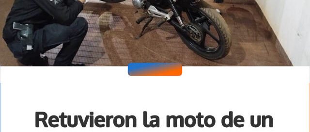 Retuvieron la moto de un adolescente por maniobras peligrosas y ruidos molestos en Oberá