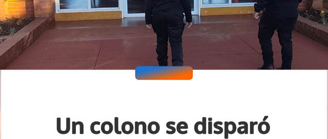 Un colono se disparó accidentalmente mientras cazaba en Los Helechos