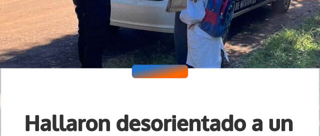 Hallaron desorientado a un niño de 8 años en Santa Ana y la Policía logró reunirlo con su familia