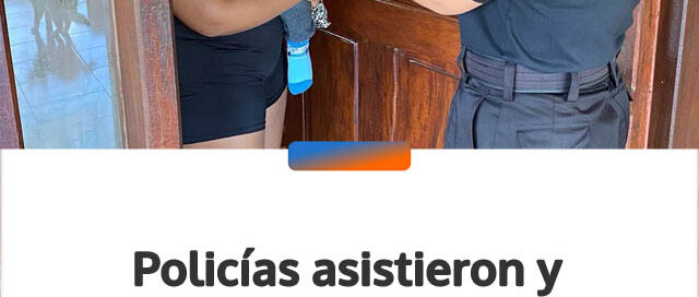 Policías asistieron y trasladaron de urgencia a un bebé con dificultades respiratorias en Campo Ramón
