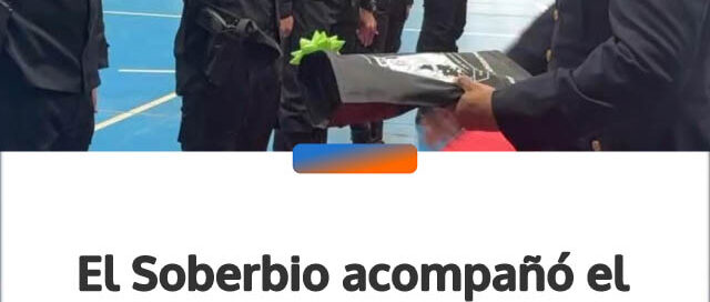 El Soberbio acompañó el acto por el 170° aniversario de la Policía de Misiones