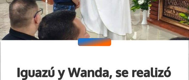 Iguazú y Wanda, se realizó la misa de acción Gracias en Conmemoración a los 170° Aniversario de la Policía de Misiones